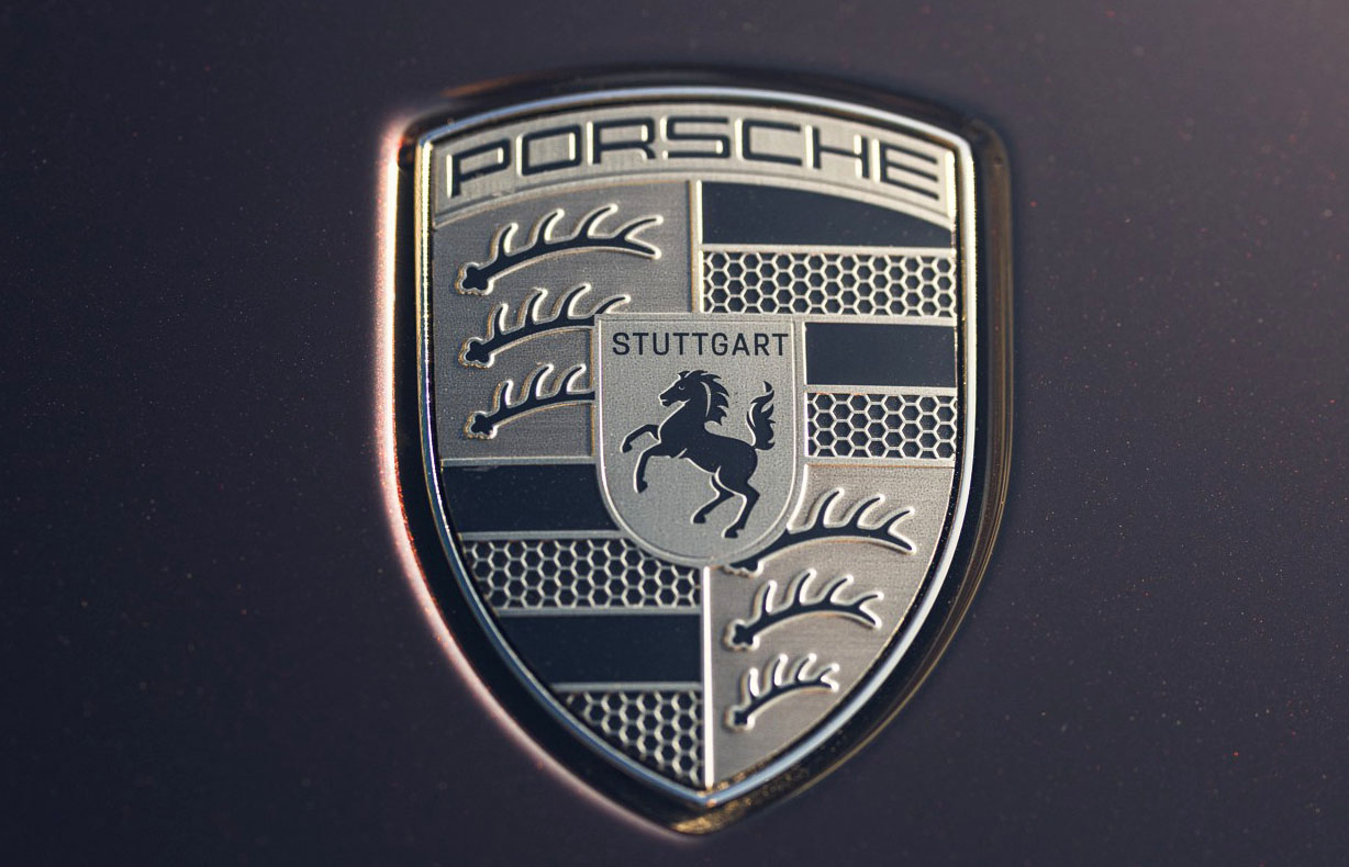 PORSCHEサンシェード ロゴ入り USポルシェ純正 専用設計 PORSCHE ロゴ入 サンシェード